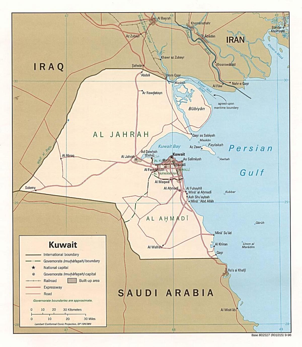 地图科威特safat