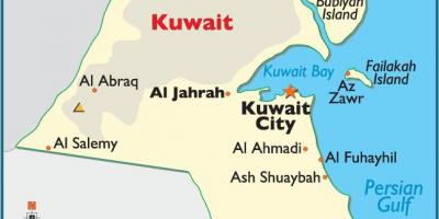 科威特完整的地图